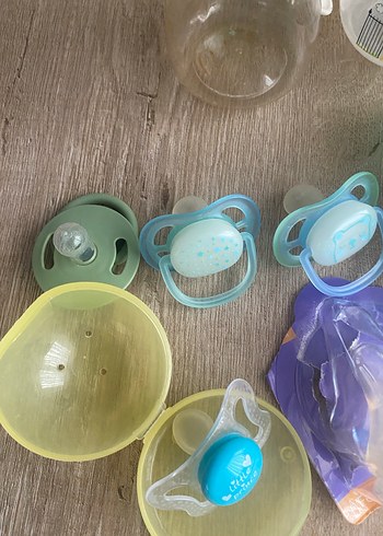 Mavi Pastel Bebek Biberon ve Aksesuar Seti - Görsel 2