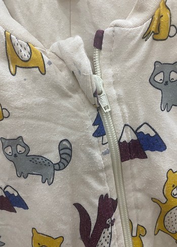 Fermuarlı Uzun Kollu Bebek Tulum - Görsel 3