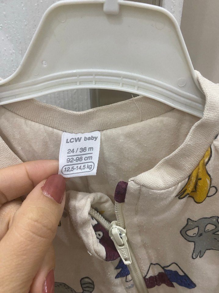 Fermuarlı Uzun Kollu Bebek Tulum - Görsel 2