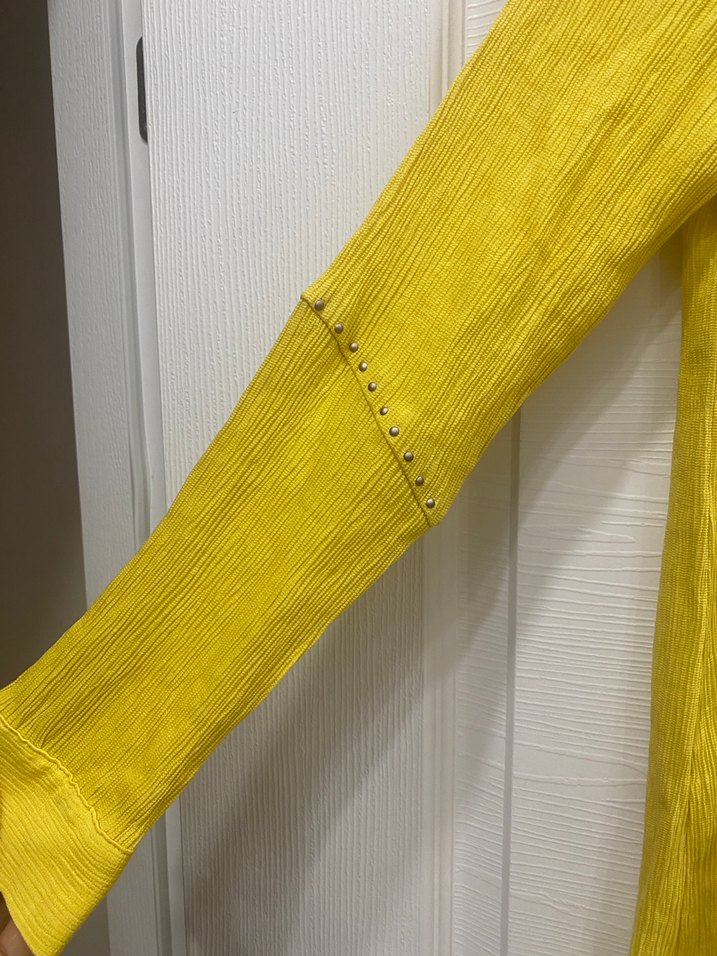 Sarı Uzun Kollu tunik - Görsel 2