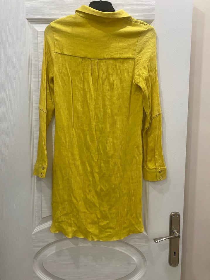 Sarı Uzun Kollu tunik - Görsel 4