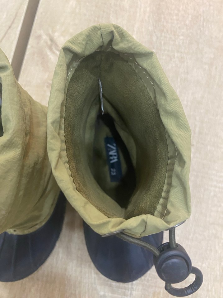 Kemerli Erkek Çocuk Kamuflaj Bot - Görsel 2