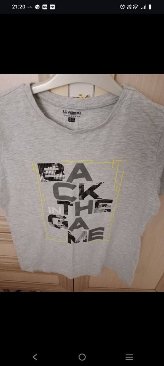 Gri Erkek Çocuk Kısa Kollu Tişört - Görsel 3