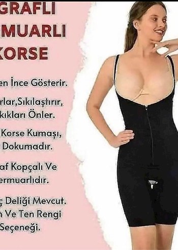 Siyah Mini Hemşire Korsesi, Sıkı Oturan - Görsel 5