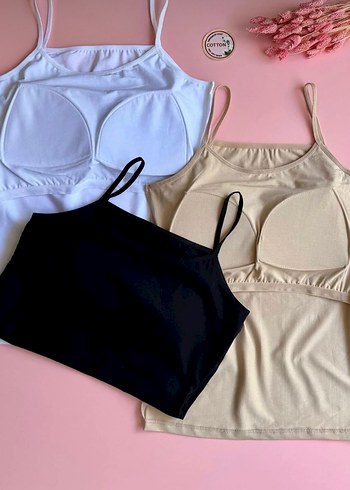 Bej İnce Askılı Mini Hemşirelik Atlet