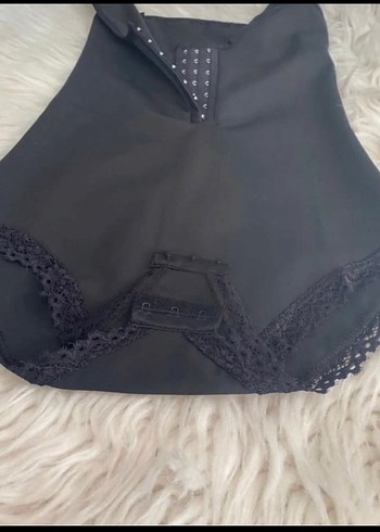 Dantel Detaylı Siyah Emzirme Korsesi - Görsel 6