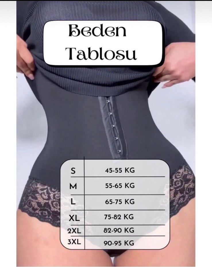 Dantel Detaylı Siyah Emzirme Korsesi - Görsel 3