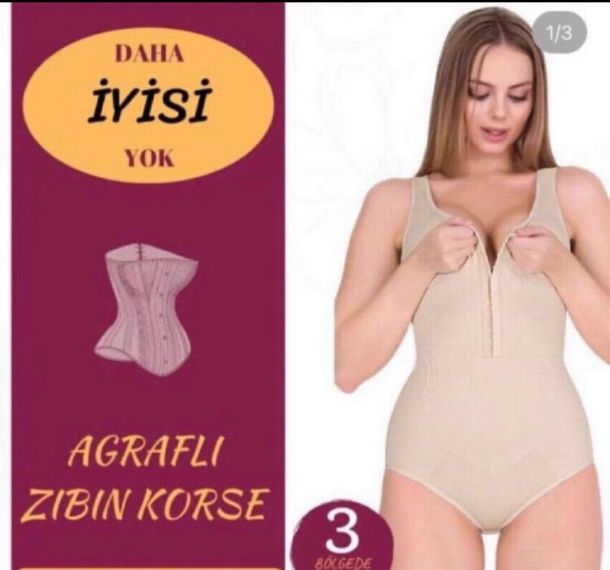 Bej Mini Emzirme Korsesi, Sıkı Oturan - Görsel 3