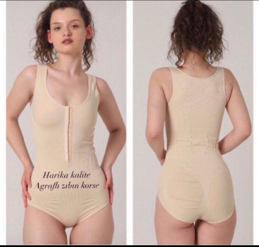 Bej Mini Emzirme Korsesi, Sıkı Oturan - Görsel 4