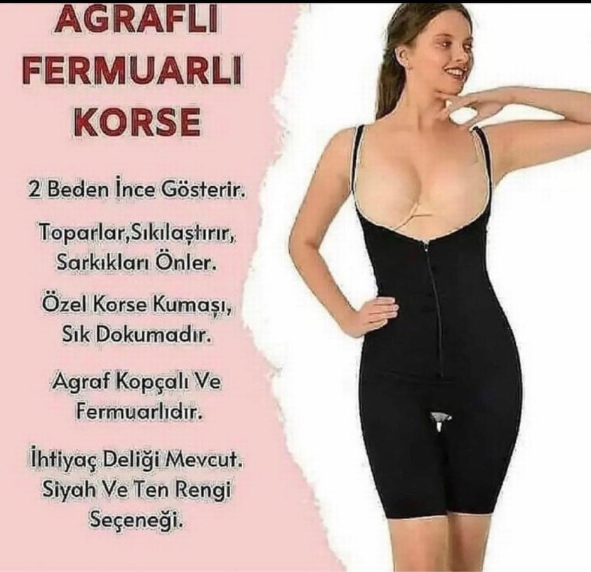 Siyah Mini Şekillendirici Emzirme Korsesi - Görsel 2