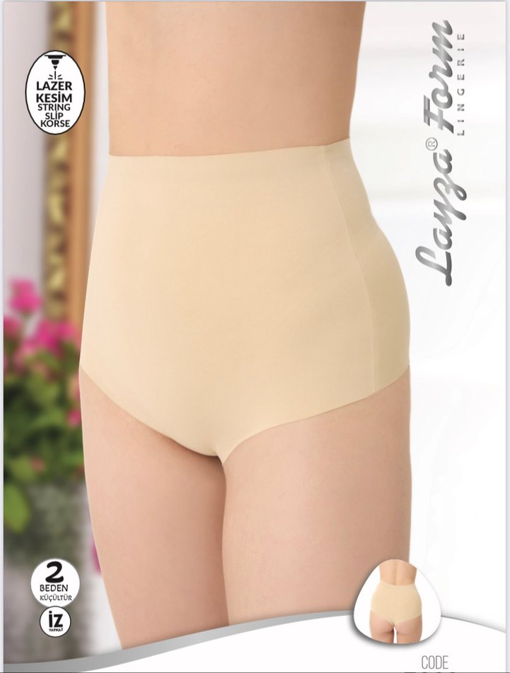 Bej Kadın Basic Mini Hamile Şortu - Görsel 3