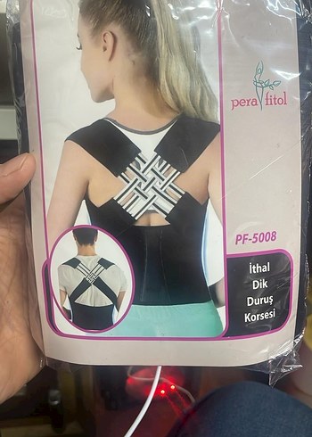 Dik Durus Korsesi Kod 1000 Siyah - Görsel 4