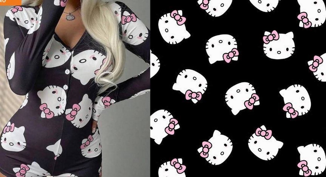 Leopar Desenli Uzun Kollu Mini Elbise - Görsel 2