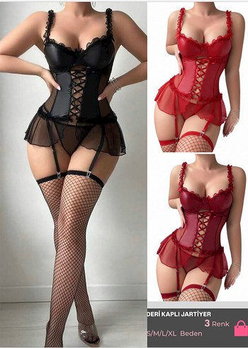 Kırmızı Straplez Mini Elbise - Görsel 5