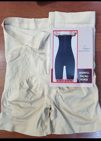 Bej Mini Göğüs Destekli Korset - Görsel 4