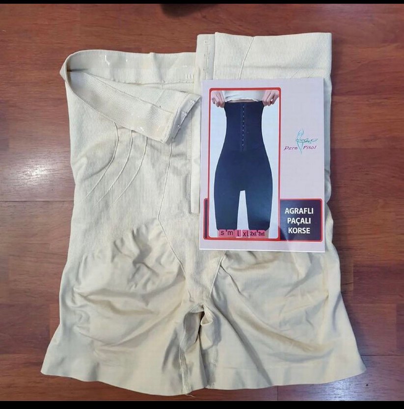 Bej Mini Göğüs Destekli Korset - Görsel 4