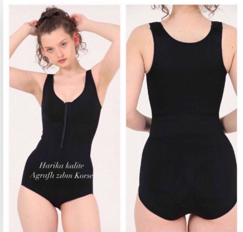 Bej Mini Korse, Sıkı Oturan - Görsel 2