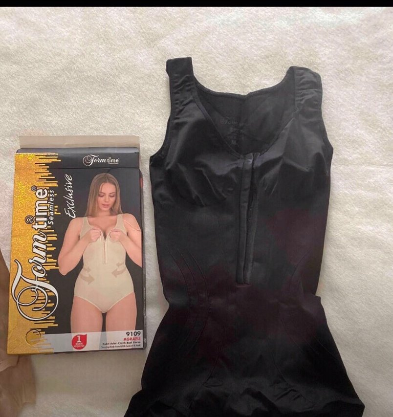 Bej Mini Korse, Sıkı Oturan - Görsel 5