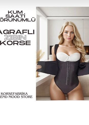 Siyah Fitted Emzirme Korsesi - Görsel 4