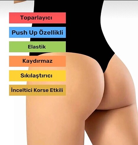 xl Beden siyah Renk Tanga korse
