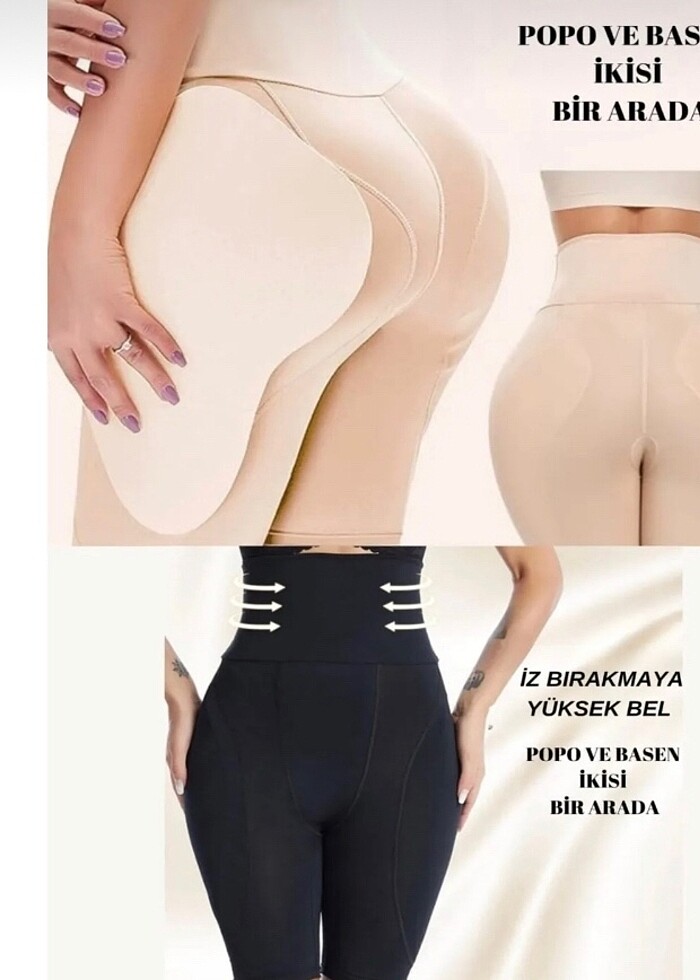 Popo basen dolgu yüksek bel - Görsel 5
