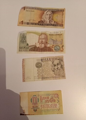  Eski yabancı para