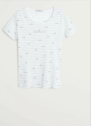 Kayık desenli t-shirt