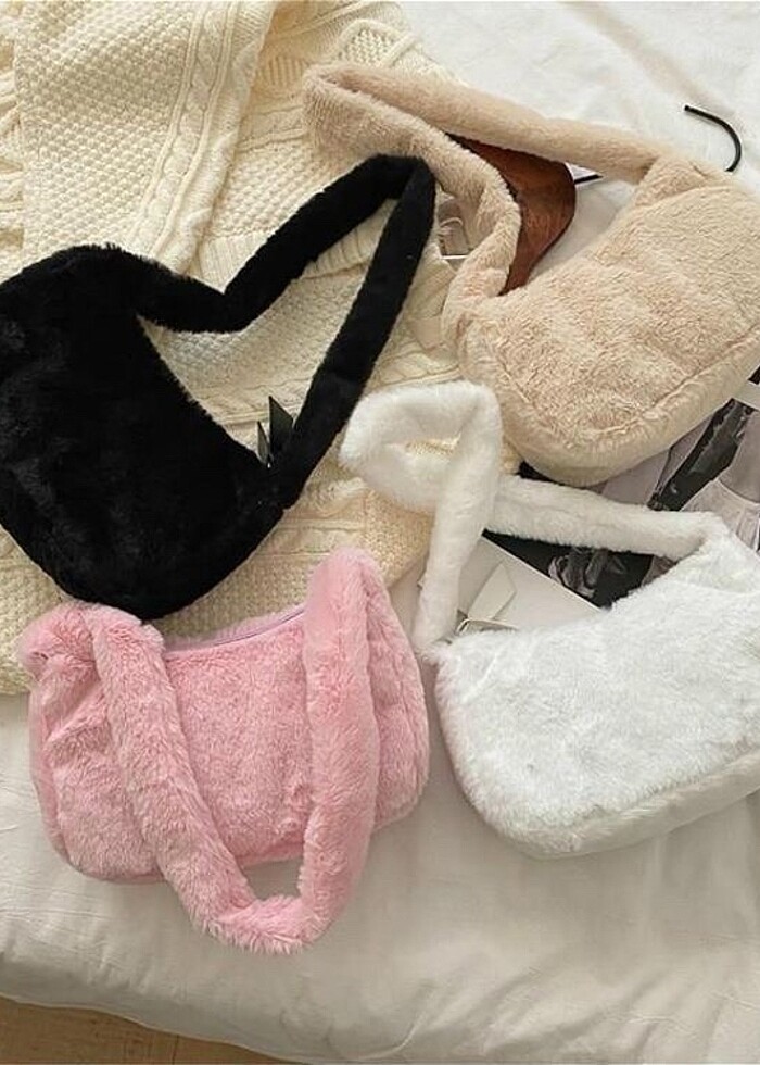 Peluş kol çantası - Görsel 2