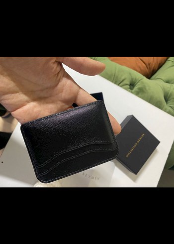 Marc Jacobs Marc Jacobs Siyah Deri Erkek Kartlık