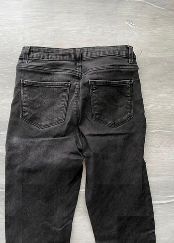 Kadın Siyah Normal Boy Denim Pantolon - Görsel 5