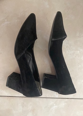 40 Beden Siyah Kadın Stiletto Topuklu Ayakkabı