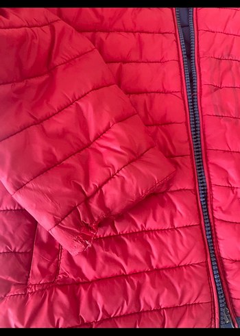 Erkek Çocuk Kırmızı Fermuarlı Mont - Görsel 4