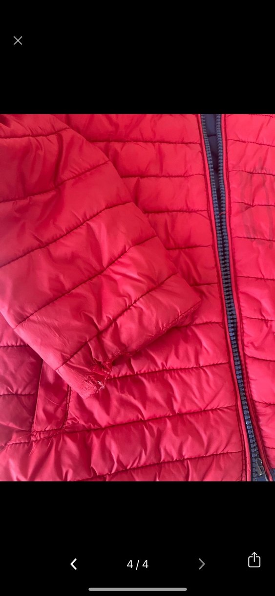 Erkek Çocuk Kırmızı Fermuarlı Mont - Görsel 4