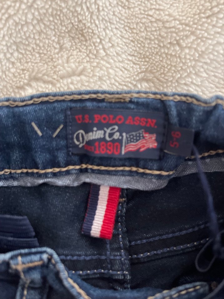 Erkek Çocuk Mavi Bağcıklı Denim Pantolon - Görsel 2