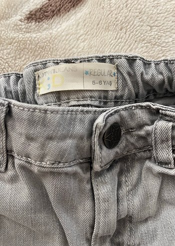 Gri Erkek Çocuk Denim Pantolon - Görsel 2