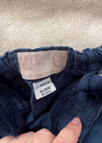 Erkek Çocuk Mavi Dügmeli Regular Fit Kot Pantolon - Görsel 2