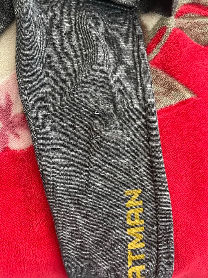 Gri Batman Kapüşonlu Erkek Eşofman Takımı - Görsel 2