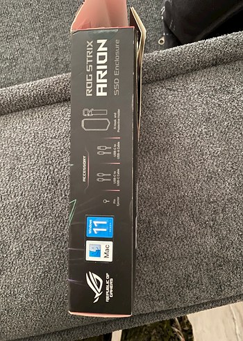 Asus ASUS ROG M.2 NVMe SSD Kutusu USB 3.2 Gen 2