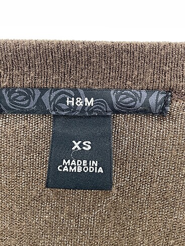 xs Beden kahverengi Renk H&M Hırka %70 İndirimli.