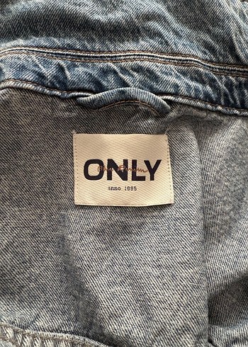 Gri Düğmeli Kadın Denim Ceket - Görsel 5