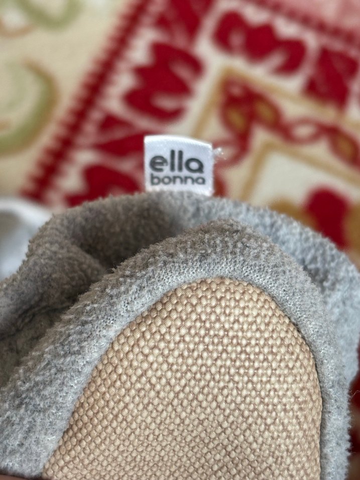 Düğmeli Erkek Çocuk Gri Sıcak Terlik - Görsel 2