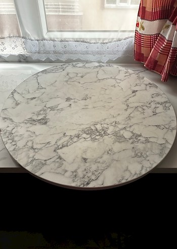 Mermer görünümlü yer sofrası - Görsel 3