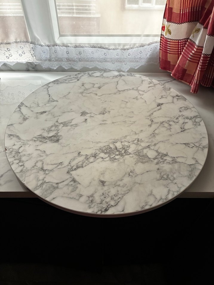 Mermer görünümlü yer sofrası - Görsel 3