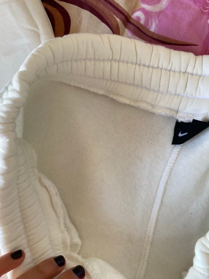 Nike Beyaz Rahat Kesim Kadın Eşofman Altı - Görsel 3