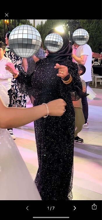 Özel taşlı abiye