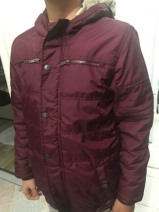 Lc Waikiki bordo erkek çocuk mont
