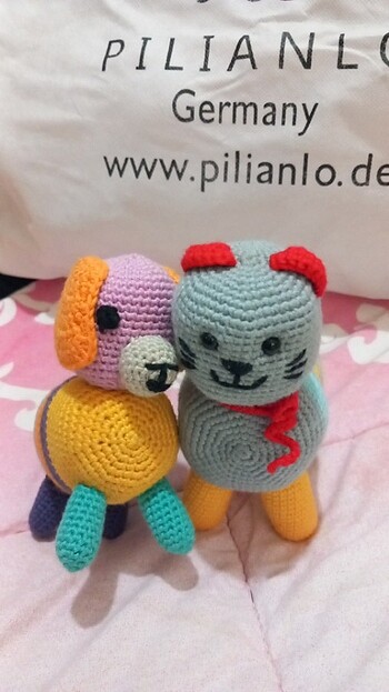 Diğer Amigurumi kedi ve köpek 