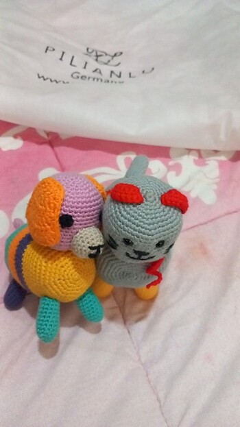  Beden Renk Amigurumi kedi ve köpek 