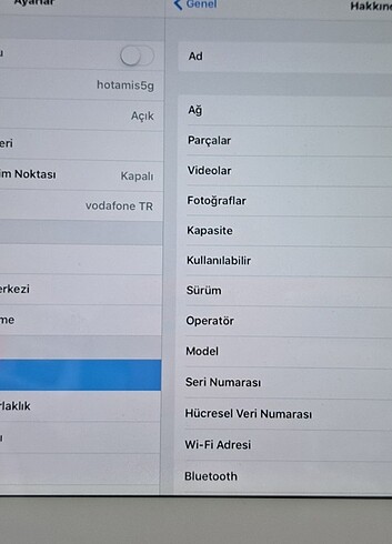 Beden Renk İpad 3 sim kartlı 64gb