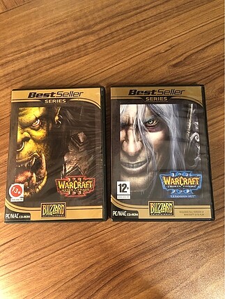 Warcraft Reign of Chaos & Frozen Throne Oyun CD?leri